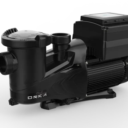 Carvin Orka V Variable-Speed Inground Pool Pump – Front Angle View