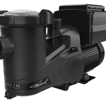 Carvin SharkJet V variable-speed above-ground pool pump front angle view
