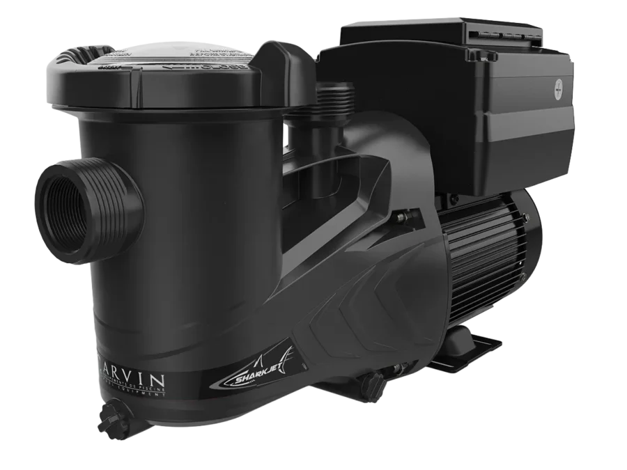 Carvin SharkJet V variable-speed above-ground pool pump front angle view